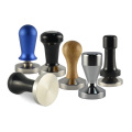 49/51/53/58mm Stainless Steel Hand Push Calibrated Coffee Tamper Stand Barista Tool Coffee Cafe Espresso Tamper